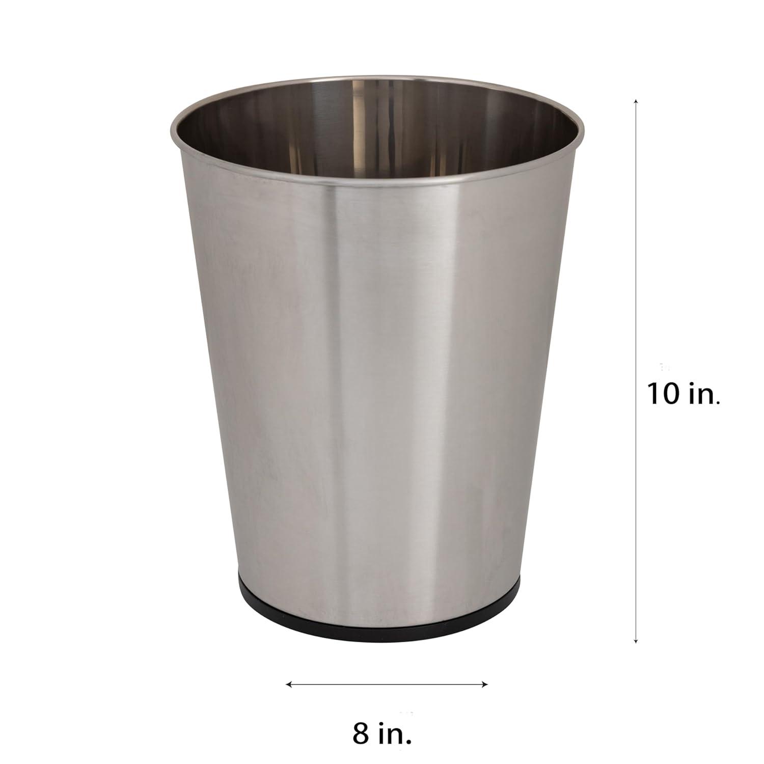 Stainless Steel 1.3 Gallon Bathroom Trash Can