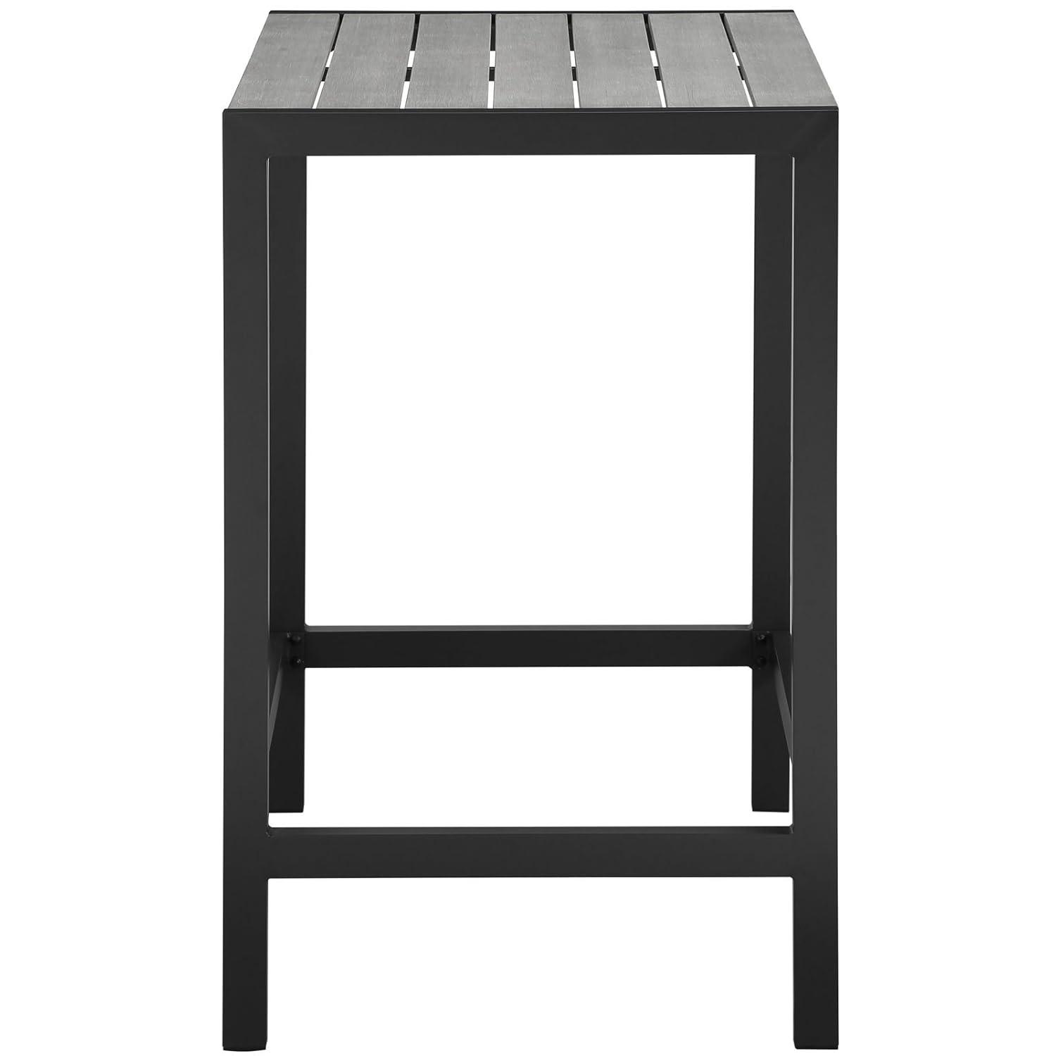 Modway Modway Maine Aluminum Outdoor Patio Bar Table