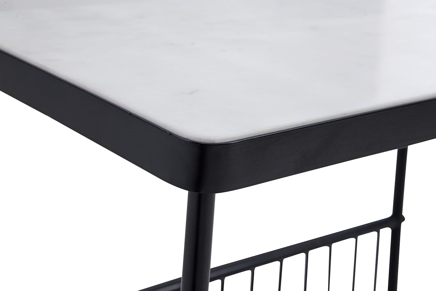 Signature Design by Ashley Contemporary Issiamere Accent Table  Black/White