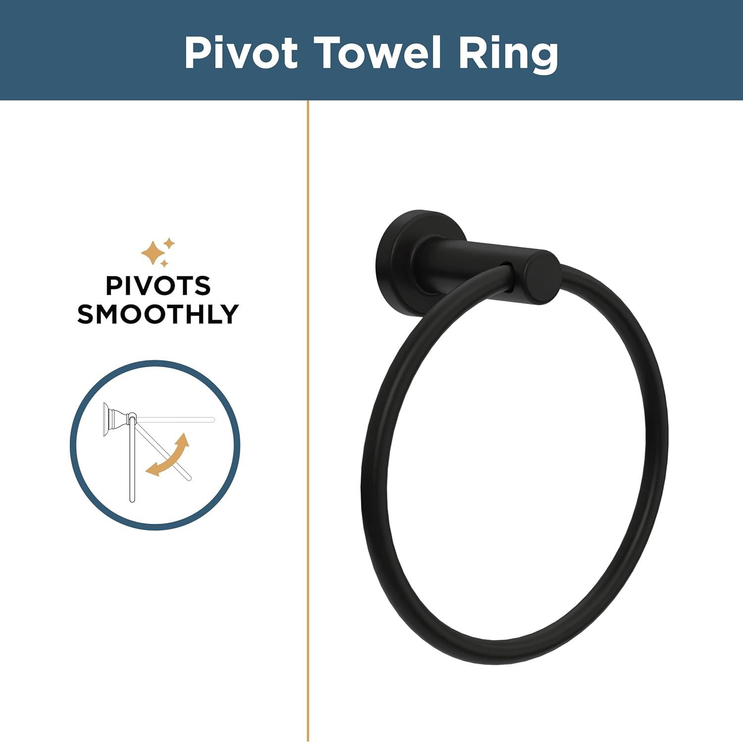 Franklin Brass 5 - Piece Bathroom Hardware Set WAK65-MB