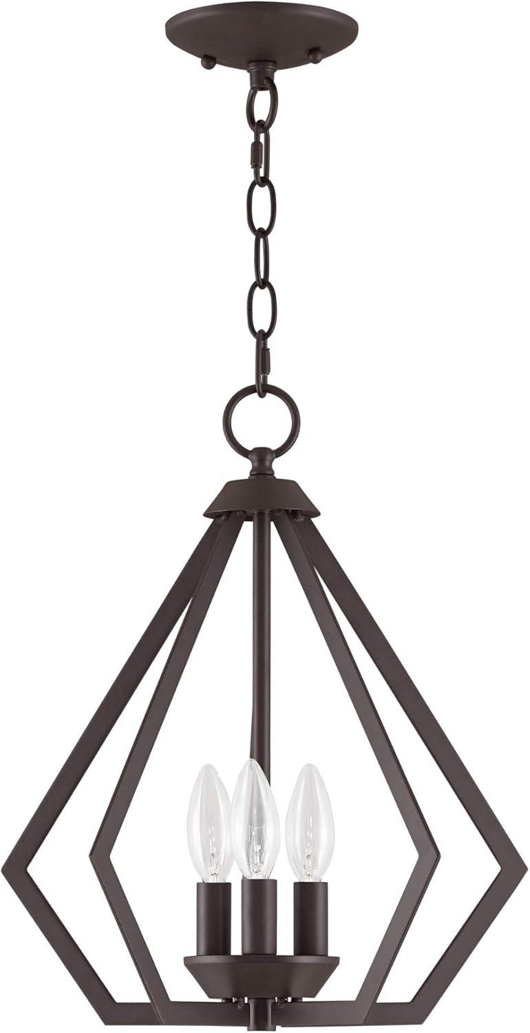 Livex Lighting Prism 3 - Light Chandelier in  Polished Chrome