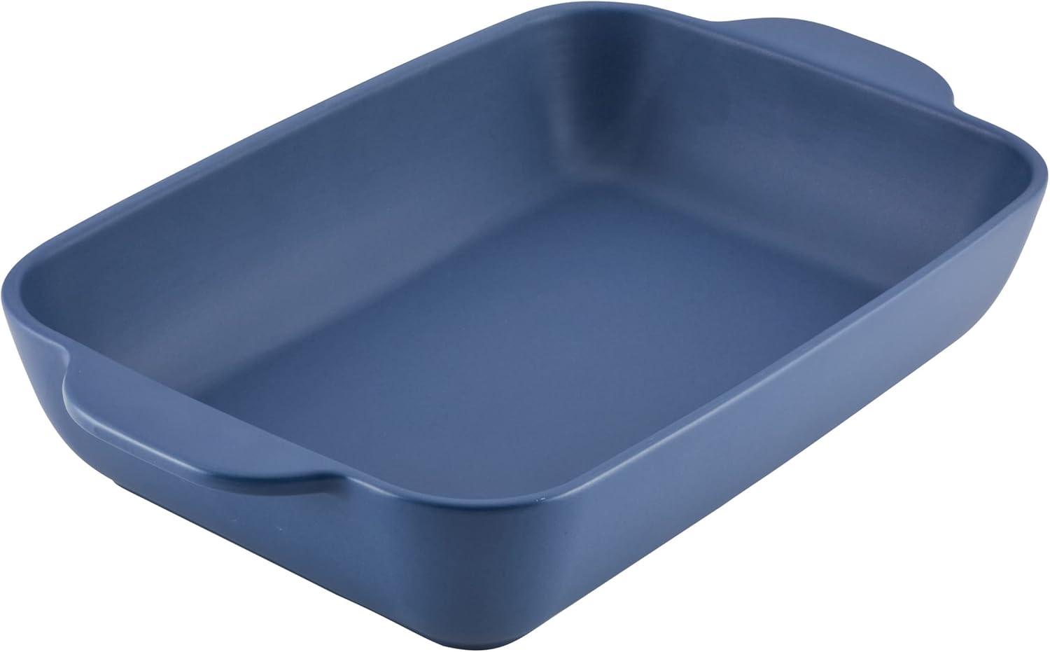 Anchor Blue Ceramic Rectangular Baking Dish, 9 x 13 Inch