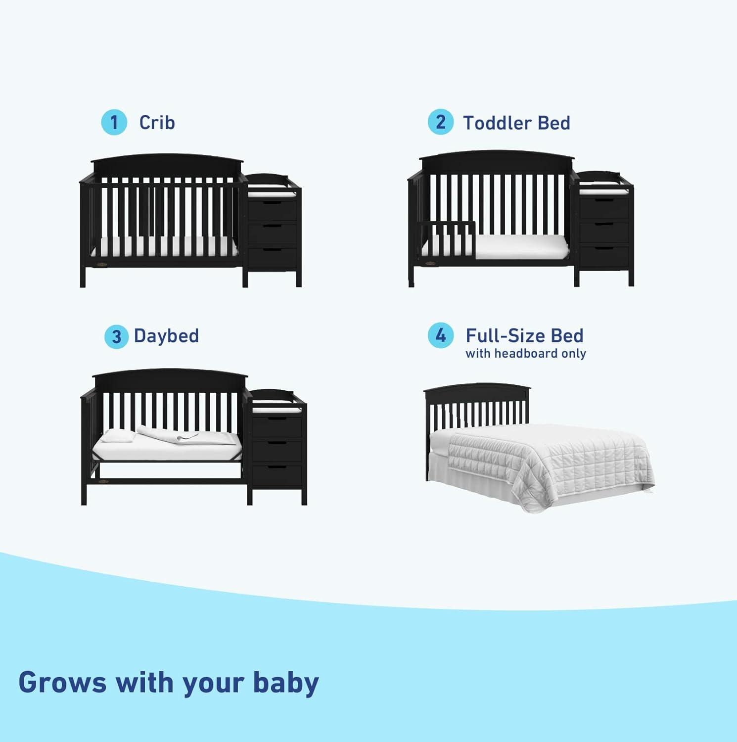 Graco Benton 4-in-1 Convertible Crib and Changer