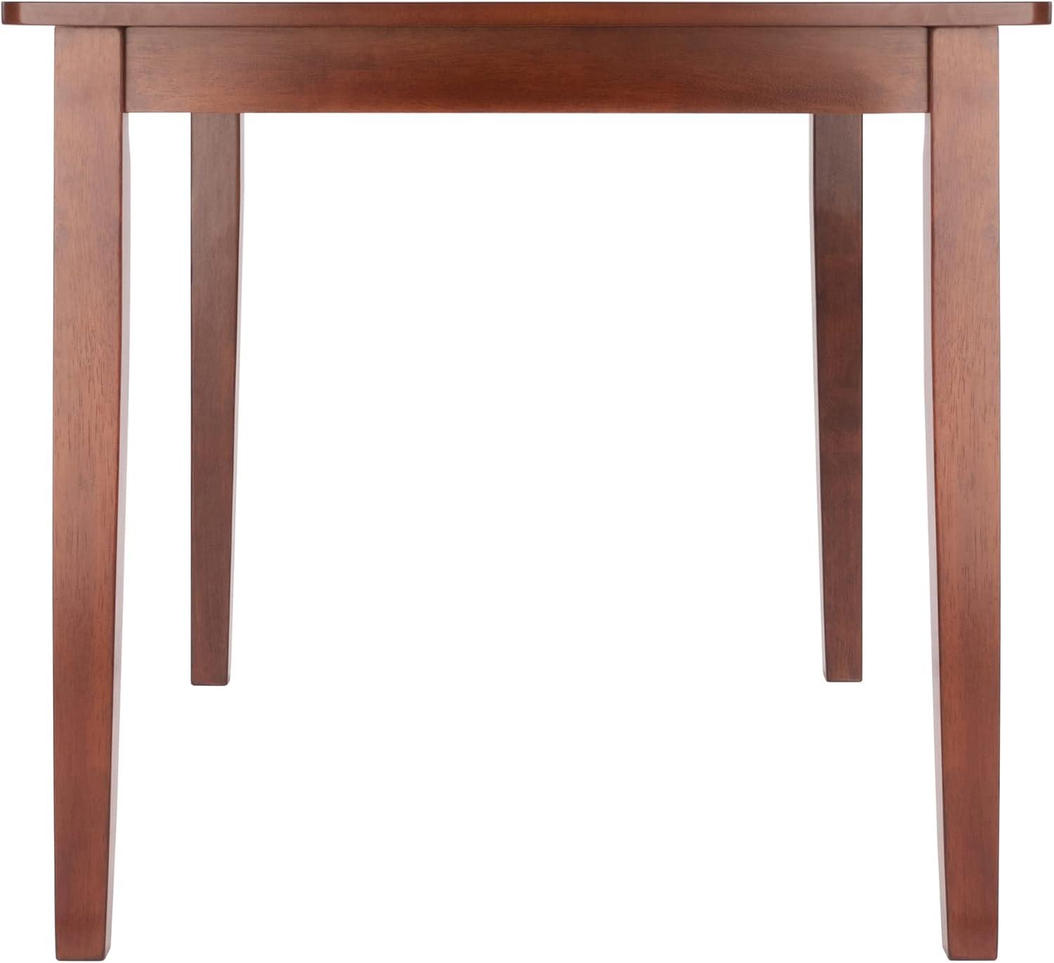 Winsome Transitional Walnut Extendable Dining Table