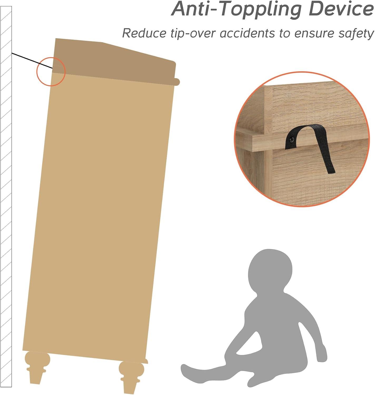 One Allium Way® 2 Piece Dresser Set - -Include One 5 Drawer Dresser & One 6 Drawer Dresser