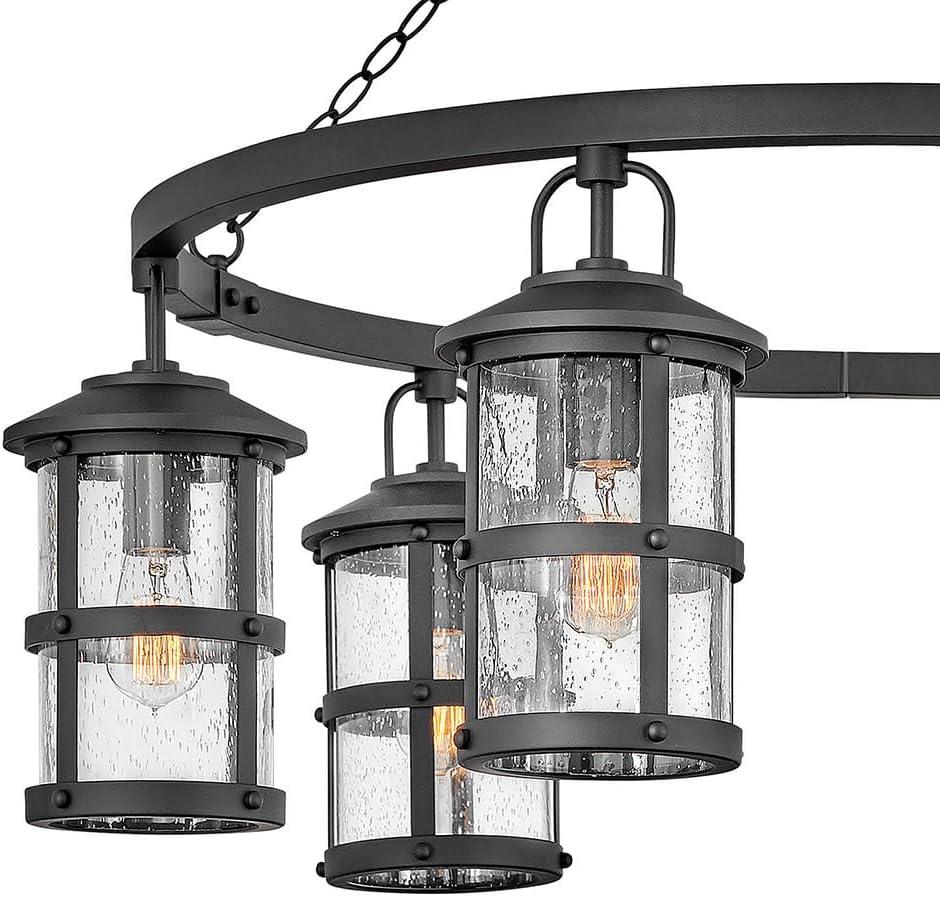 Hinkley Lakehouse Black 6 -Bulb 32" H Outdoor Chandelier
