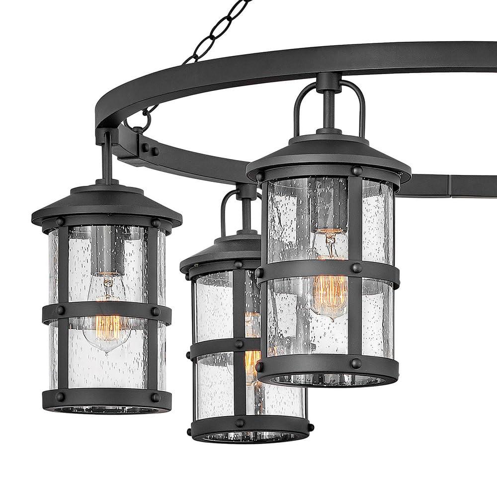Hinkley Lakehouse Black 6 -Bulb 32" H Outdoor Chandelier