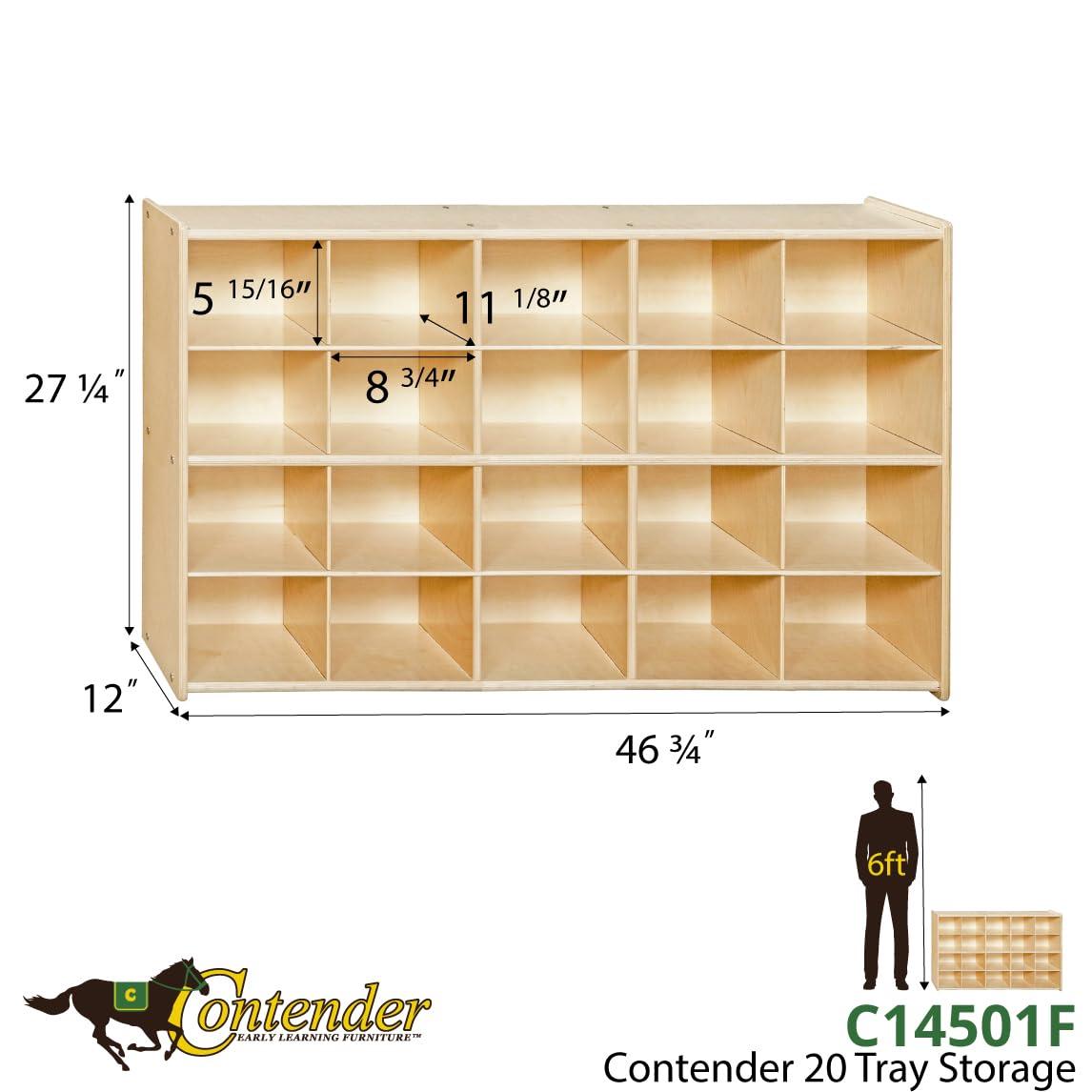 Wood Designs Contender 20 Compartment Cubby
