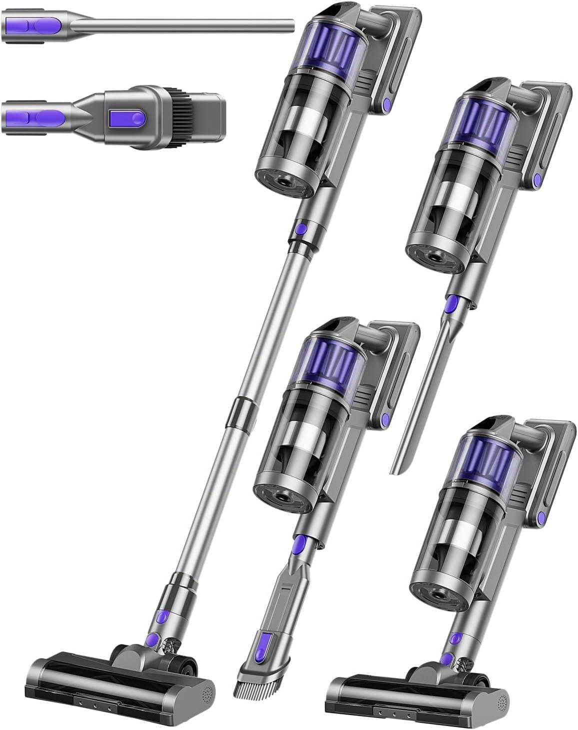 Cordless 3-in-1 Handheld Portable Home Hold Vacuum Cleaner, Upright Pet Hair Vacuum Cleaner, Stick Vacuum Cordless Rechargeable