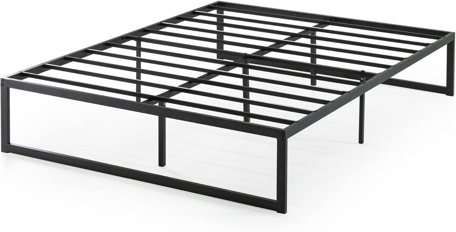 Abel 14" Metal Platform Bed Frame Black - Zinus