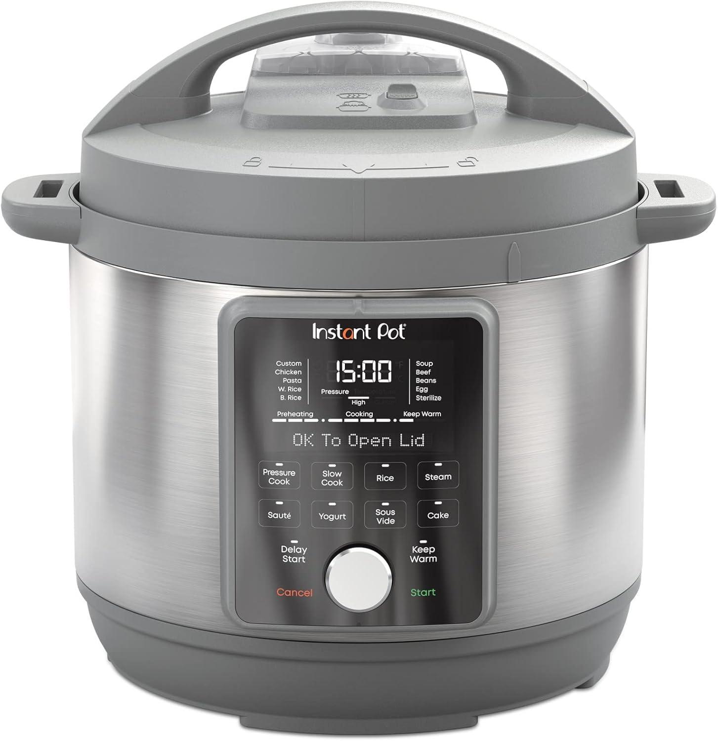 Instant Pot 6qt Duo Plus with Whisper Quiet Pressure Cooker