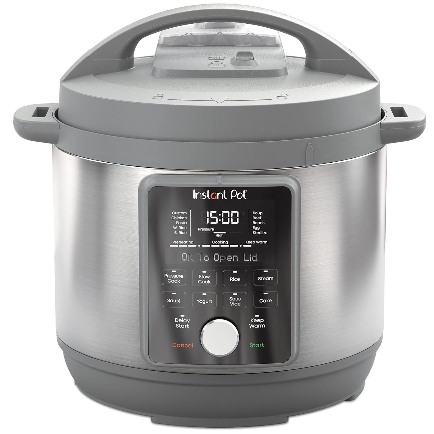 Instant Pot 6qt Duo Plus with Whisper Quiet Pressure Cooker