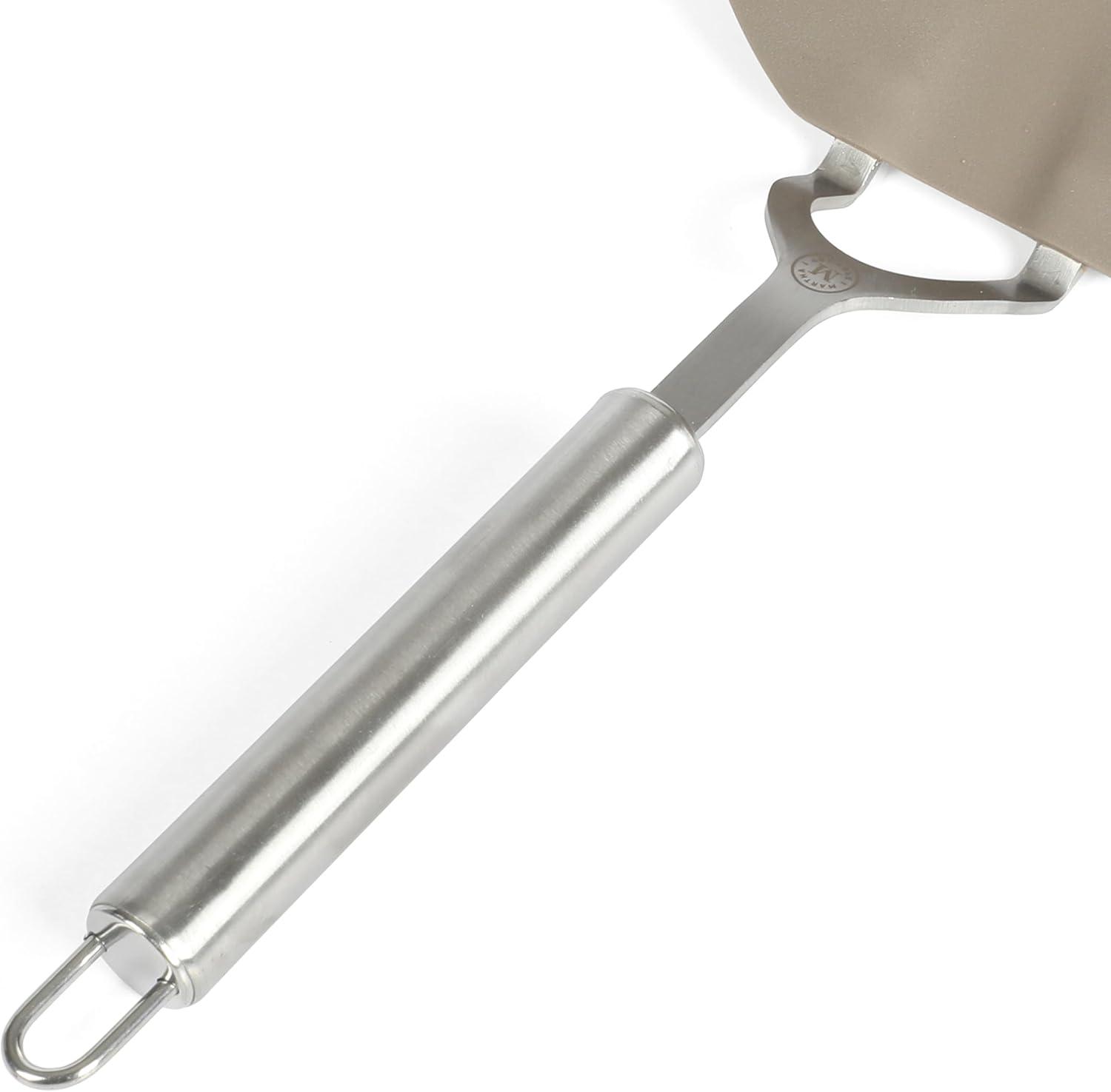 Large Slotted Nylon Pancake Turner with Stainless Steel Handle