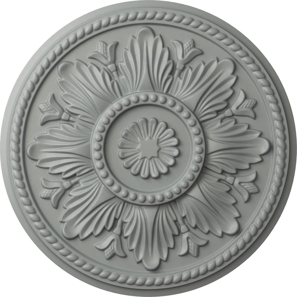 Ekena Millwork 18"OD x 1 3/4"P Edinburgh Ceiling Medallion (Fits Canopies up to 5 1/4")