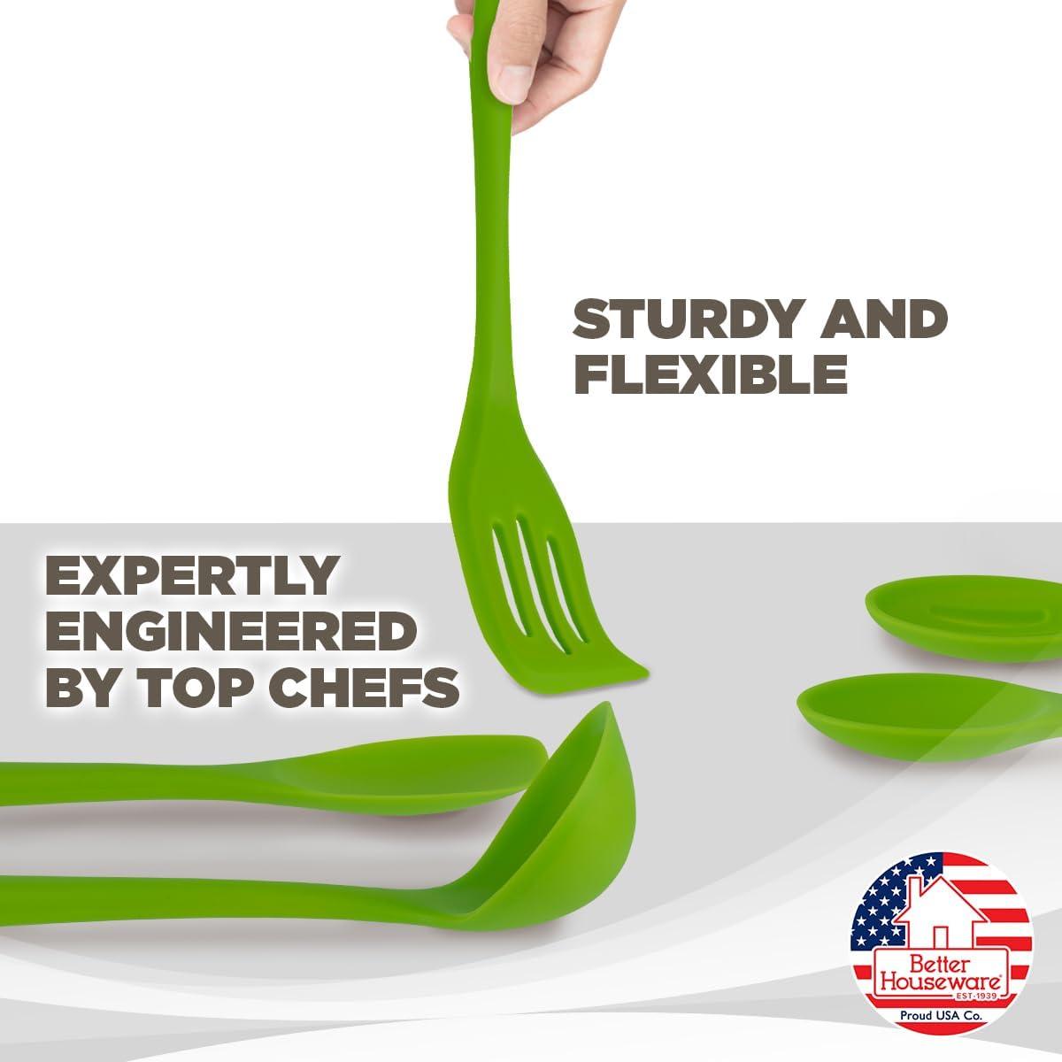 Chef Smart 5 Piece Multi-function Silicone Kitchenware Set Lime