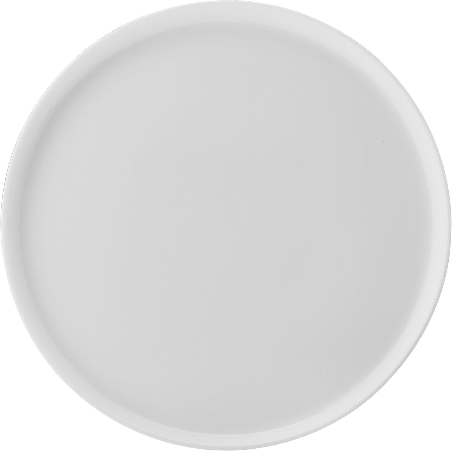 Samantha White Porcelain 40-Piece Dinnerware Set, Service for 8