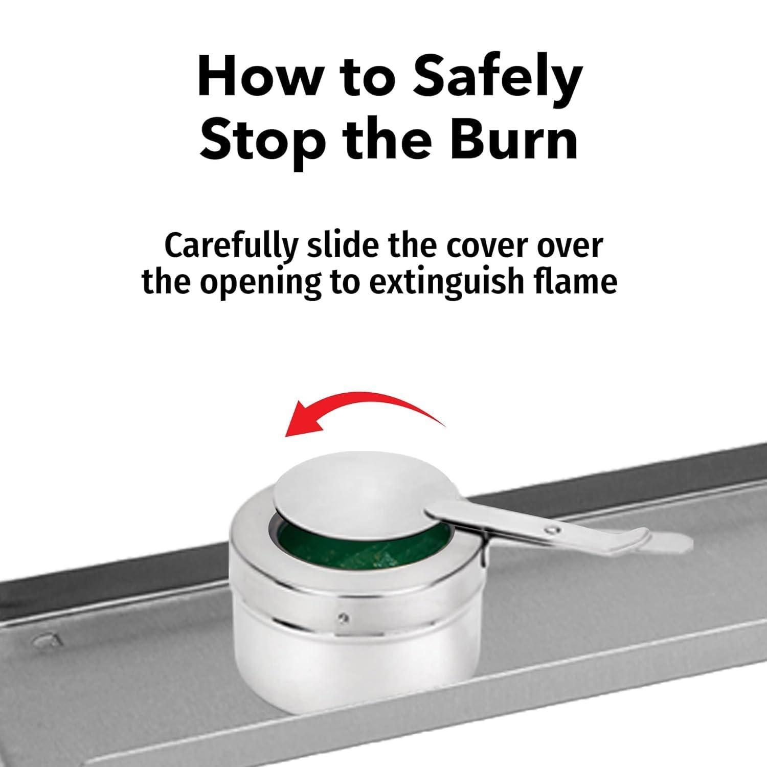 Sterno Buffet Kit Foldable Chafing Dish Buffet Set - Chafing Dishes for Buffet & Catering Food Warmers - Catering Supplies & Food Warming Trays for Buffet Party - 8-Piece Chafing Dish Set