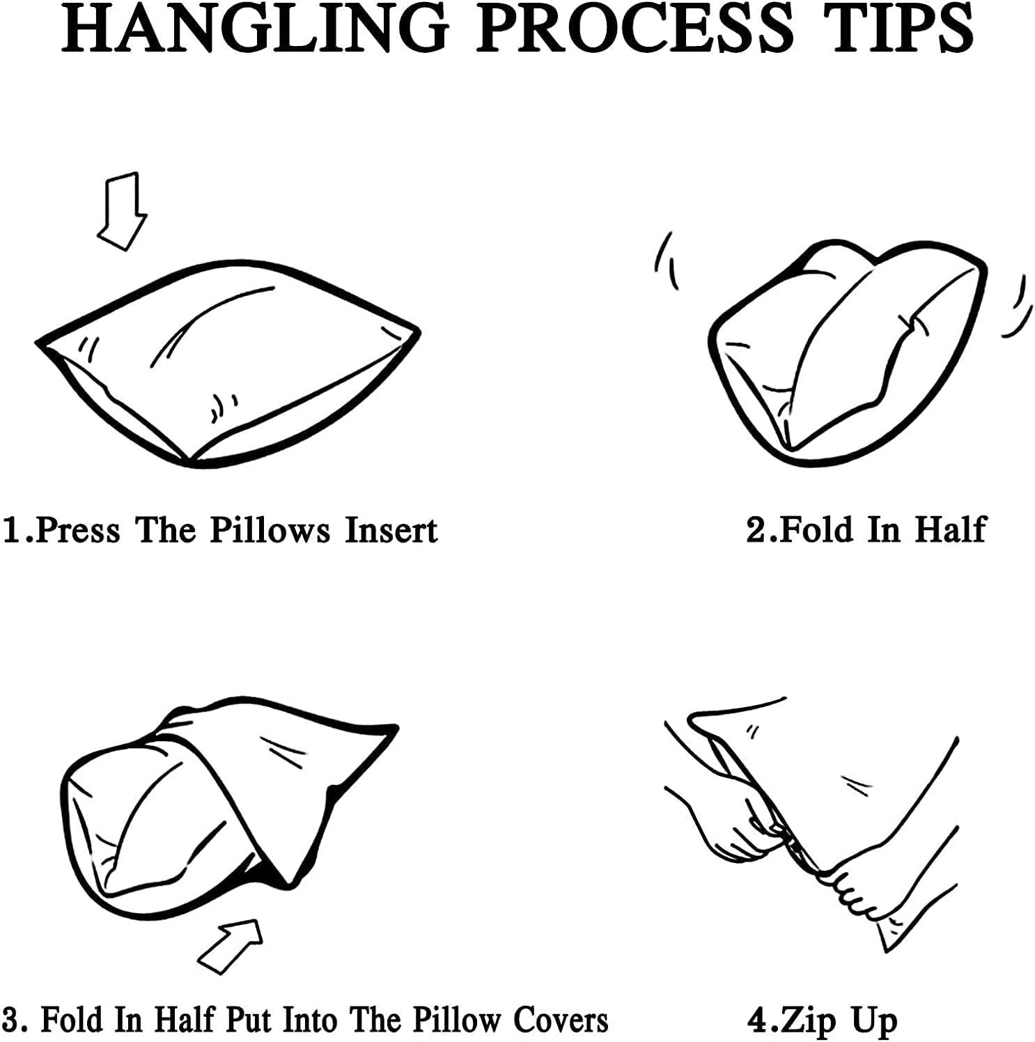 Chinoiseries Spring Pillow Covers 18x18 Set of 2, Black White Birds and Floral Throw Pillows Farmhouse Vintage Outdoor Decorative Cushion Case Decorations for Home Couch Sofa