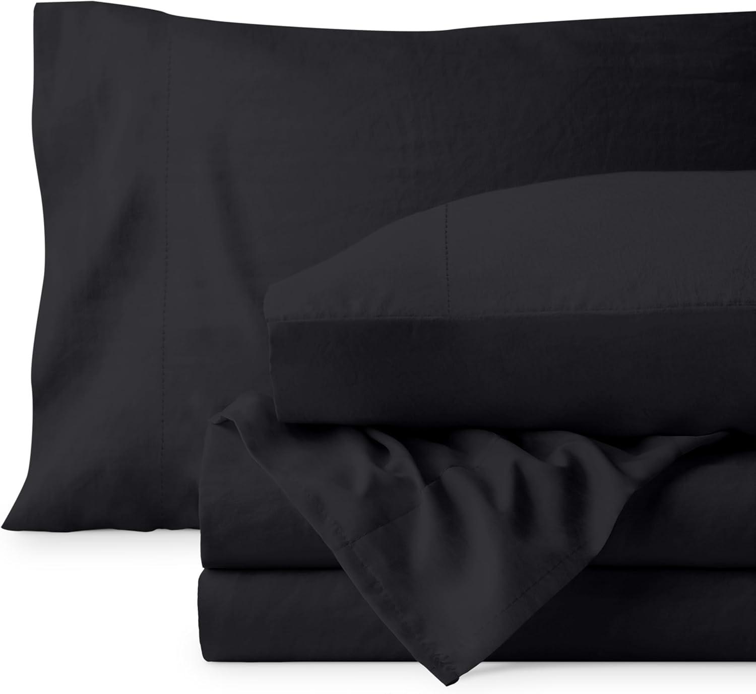 Black Queen Deep Pocket Microfiber Sheet Set