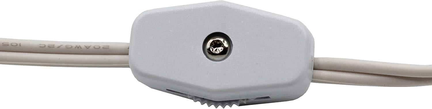 Creative Hobbies Single Light Replacement Clip in Lamp Cord for Christmas Village House Includes LED Light Bulb | 2 Pack