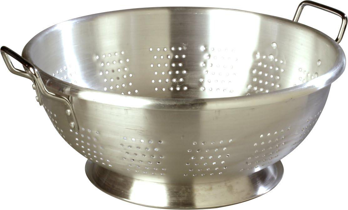 Carlisle 60280 Standard Weight 16 Qt. Aluminum Colander