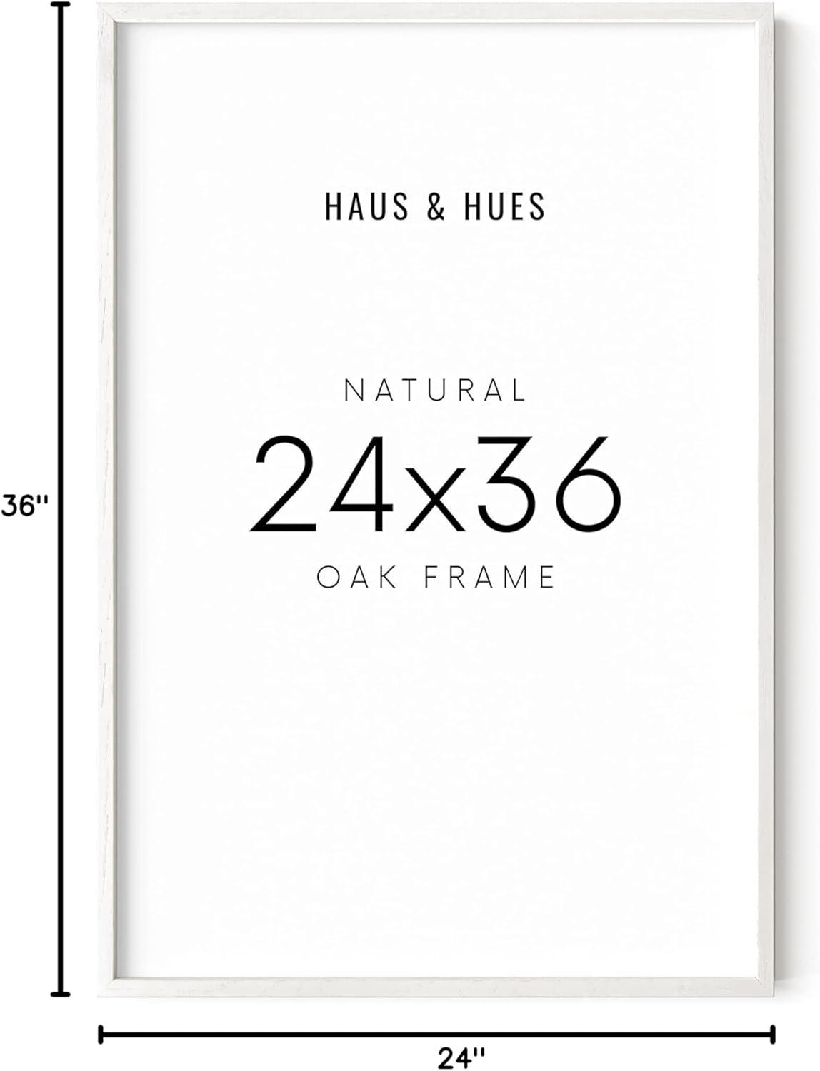 Haus and Hues Oak Wood Single Picture Frame