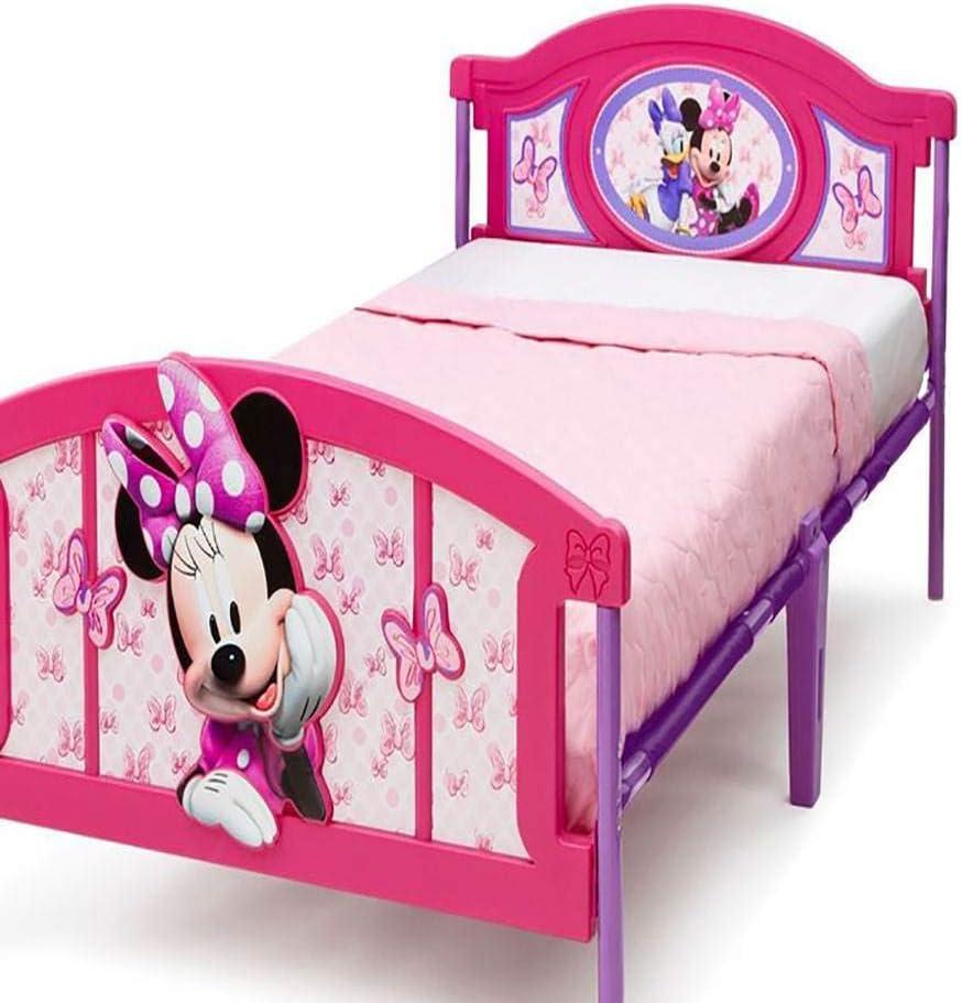 Delta Children Twin Disney Minnie Mouse Plastic 3D Kids' Bed