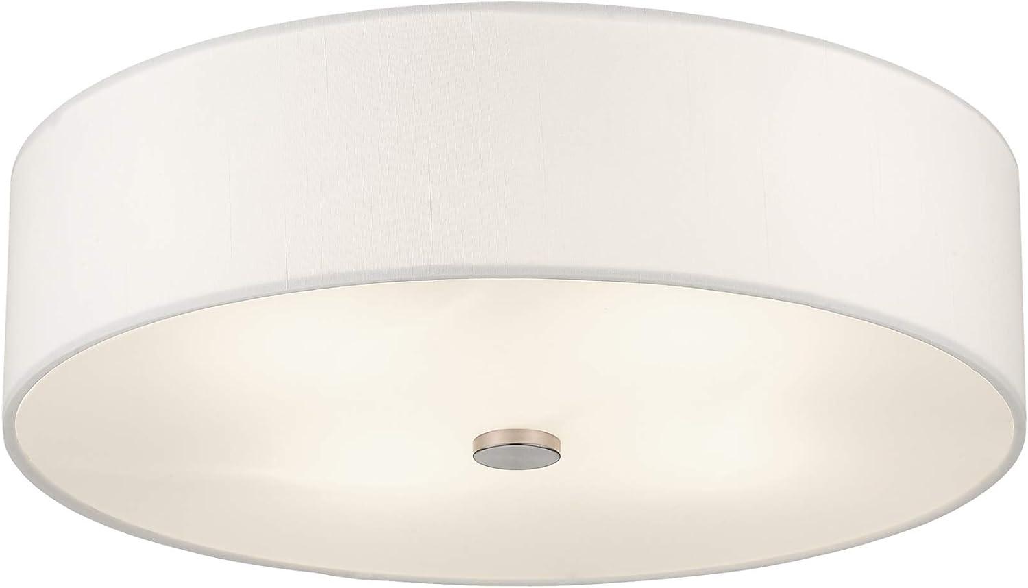 Livex Lighting Meridian 4 - Light Semi-Flush Mount in  Brushed Nickel