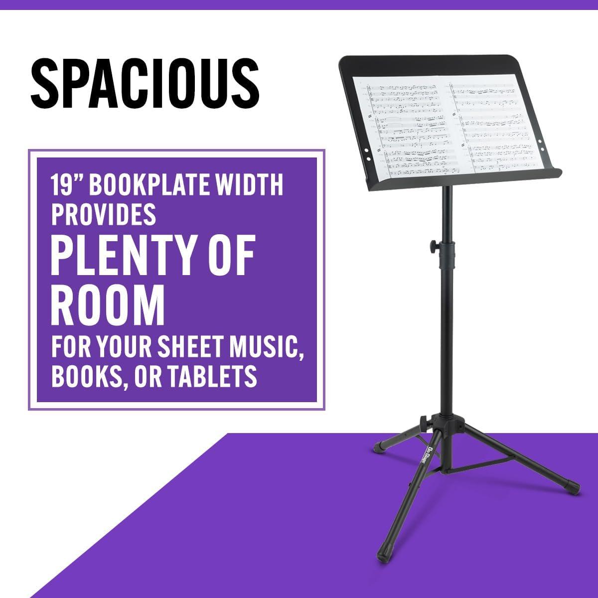 On-Stage SM7211B Pro Music Stand with Tripod Base