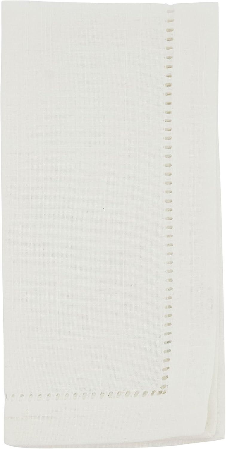 Saro Lifestyle Napkin With Hemstitch Border Design (Set of 12)