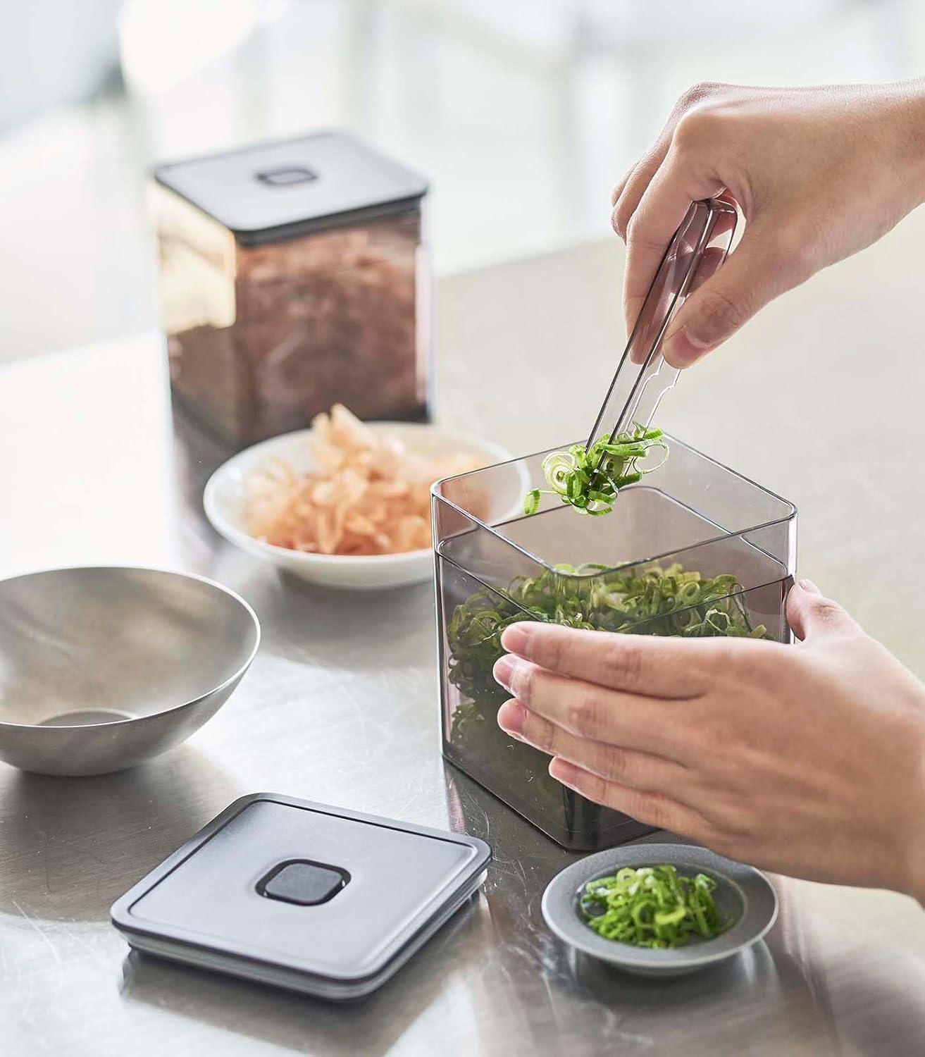 Yamazaki Home Tower Yamazaki Home Airtight Food Storage Container With Lid Square Spice Or Vegetable Holder & Reviews | Wayfair