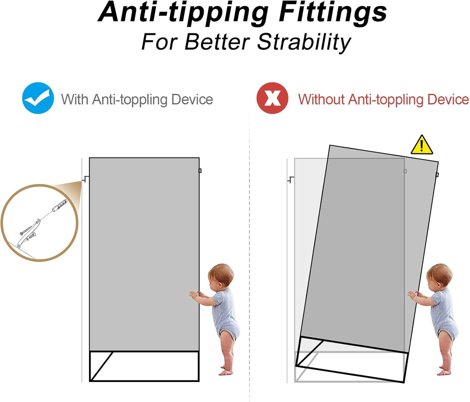 Semiocthome Modern Storage Cabinet with 2 Doors Buffet Sideboard for Kitchen, Living Room,White