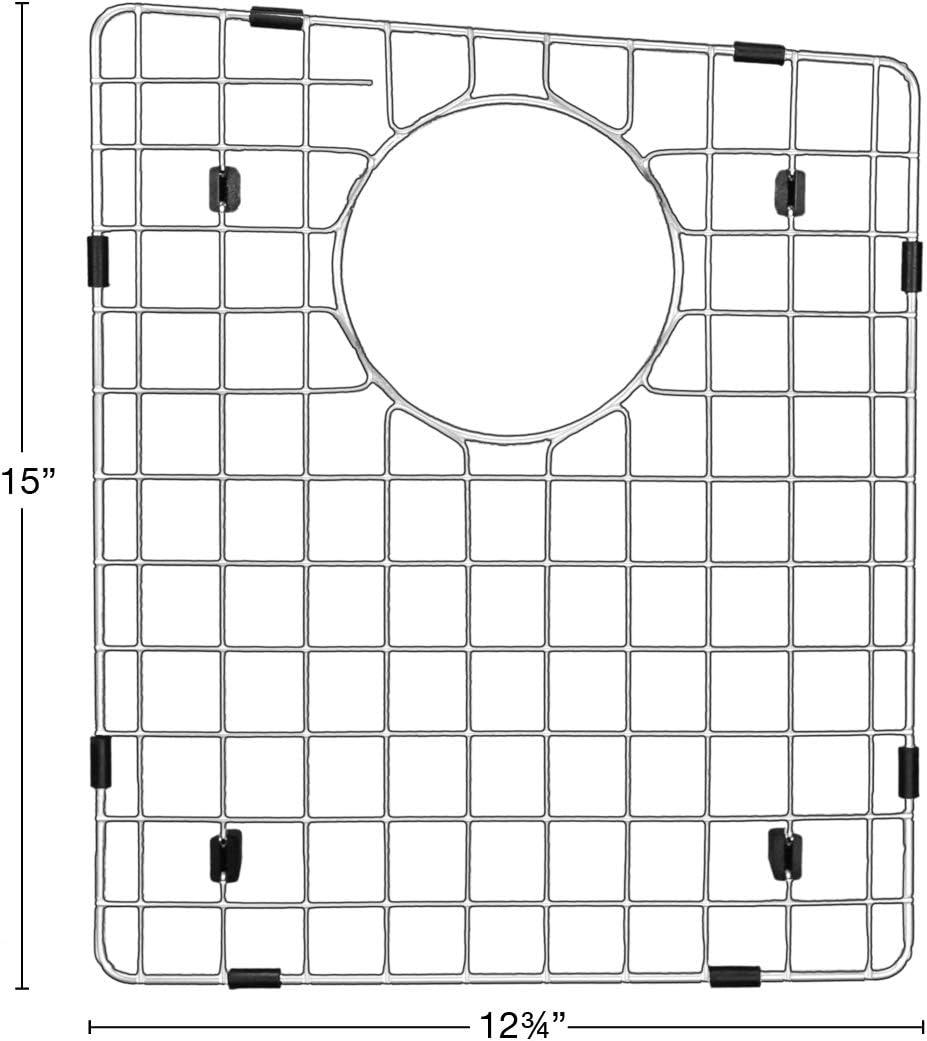 Karran 12-3/4 In. X 15 In. Stainless Steel Bottom Grid Fits Qt-710 / Qu-710