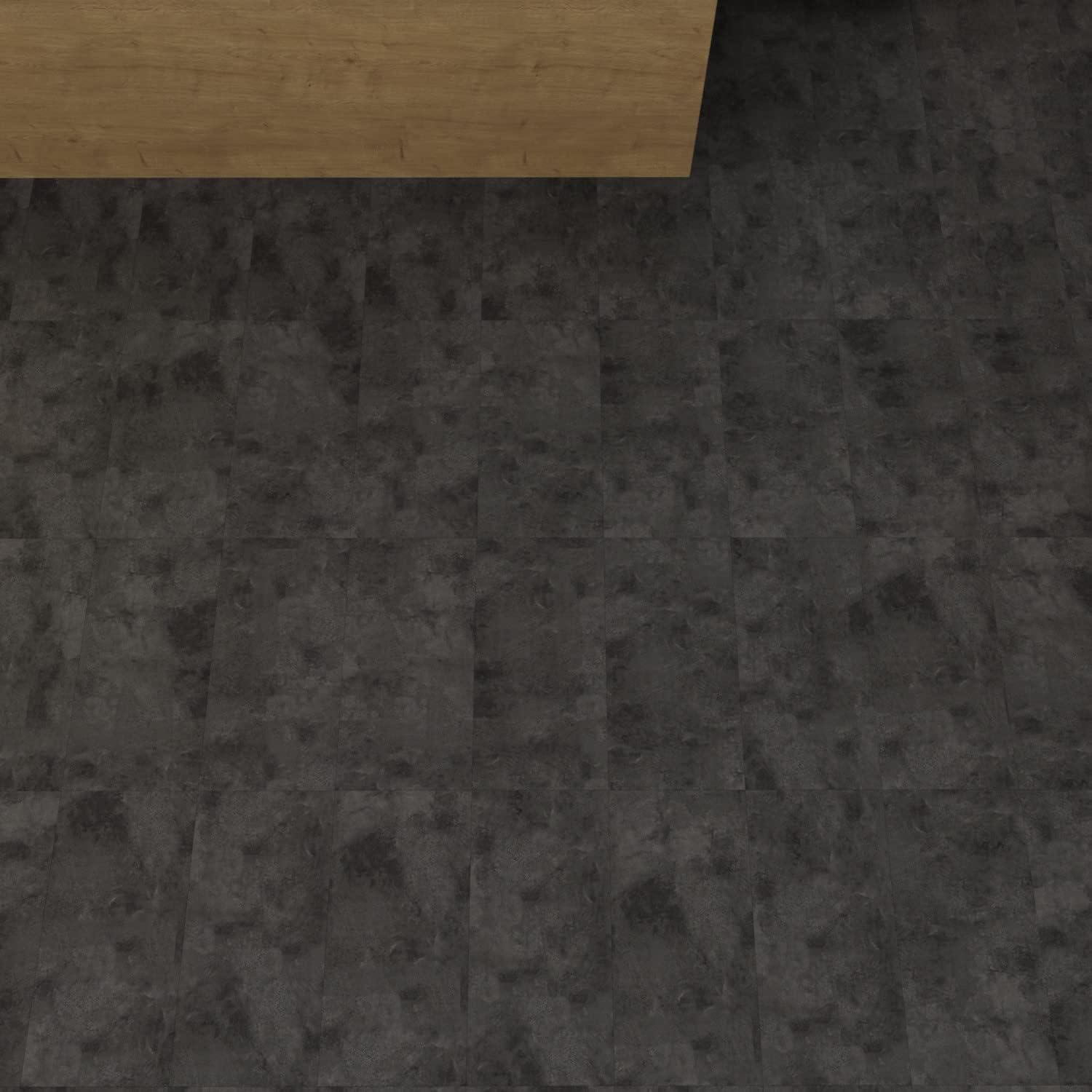 GlueCore Classic 22mil x 12" W x 24" L Glue Down Vinyl Tile Flooring