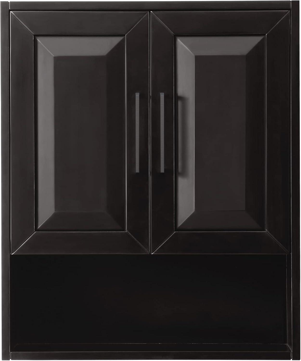 Wyndham Collection Wcv2525wc Daria 30" Mdf Wall Mounted Bathroom Cabinet - Dark Espresso /