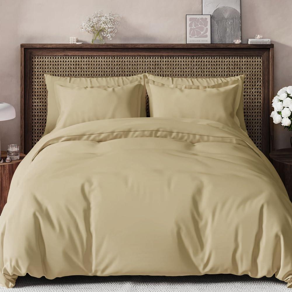 CGK Linens Premium Hotel Quality Soft & Cooling Duvet Cover Set