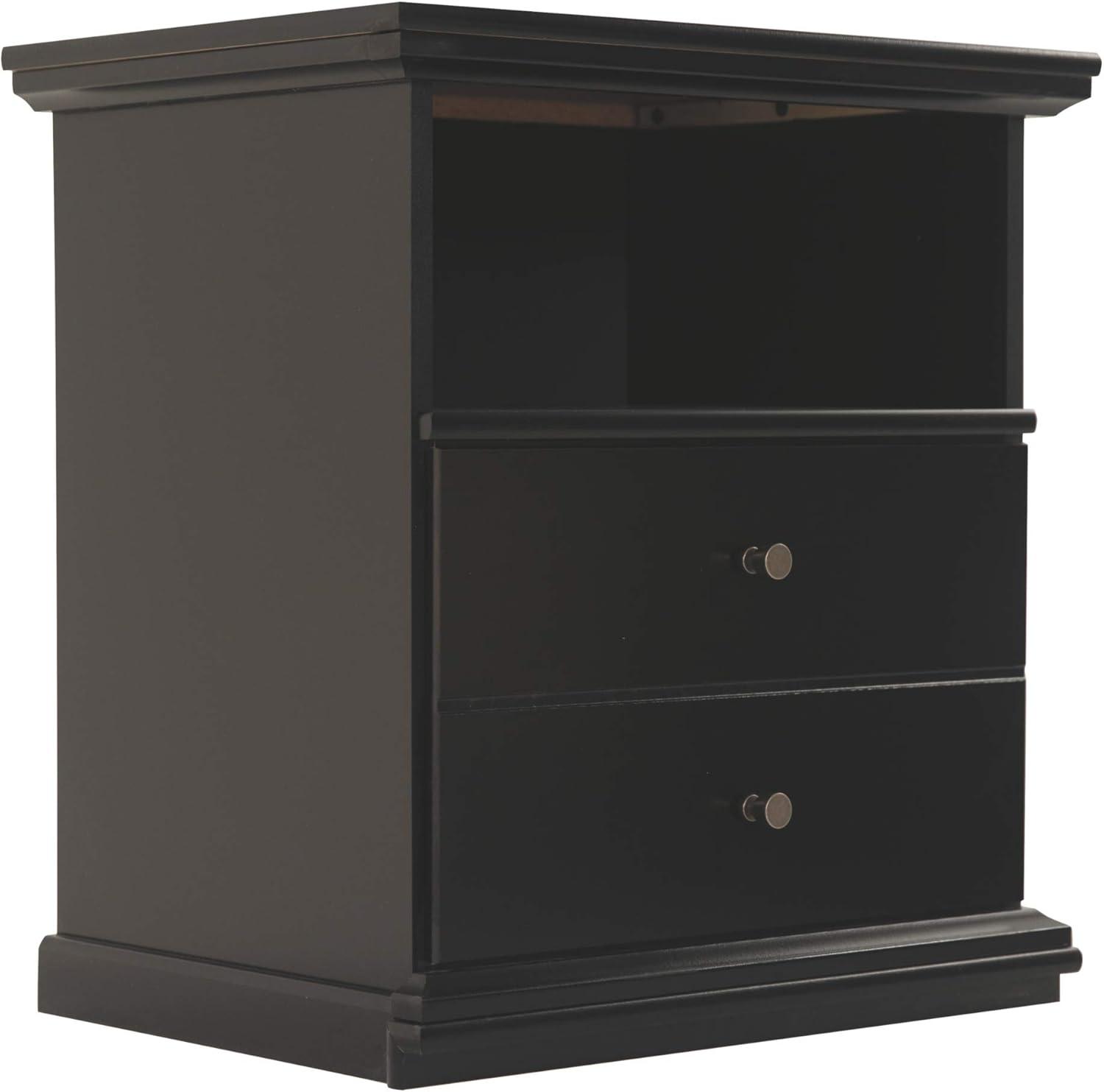 Signature Design by Ashley Casual Maribel Nightstand, Black