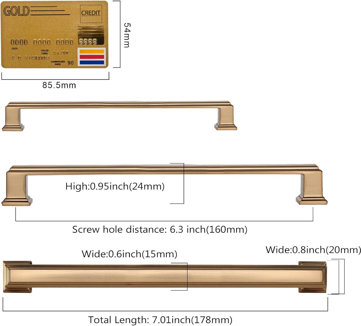 Bridgeport 6 5/16" Center Handle Pull Multipack