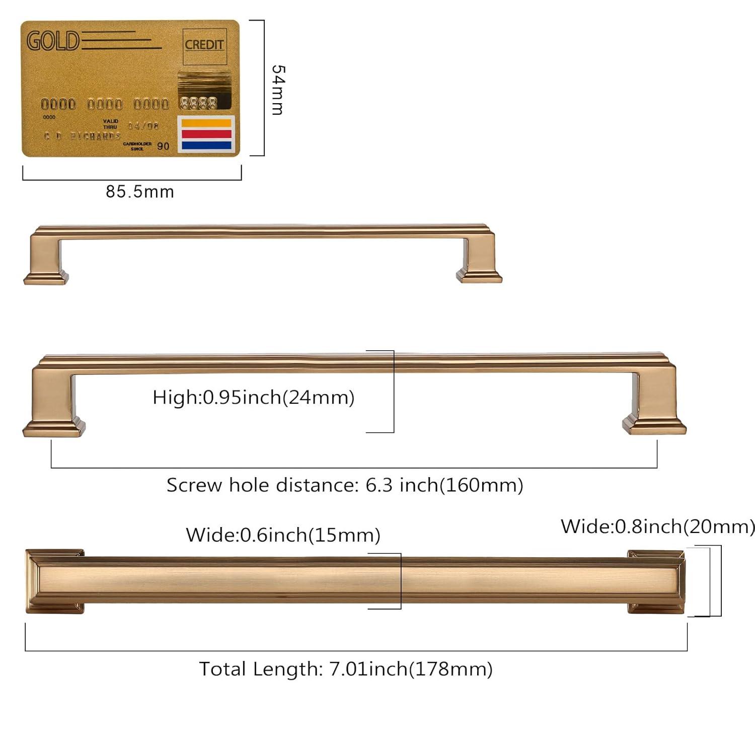 Bridgeport 6 5/16" Center Handle Pull Multipack