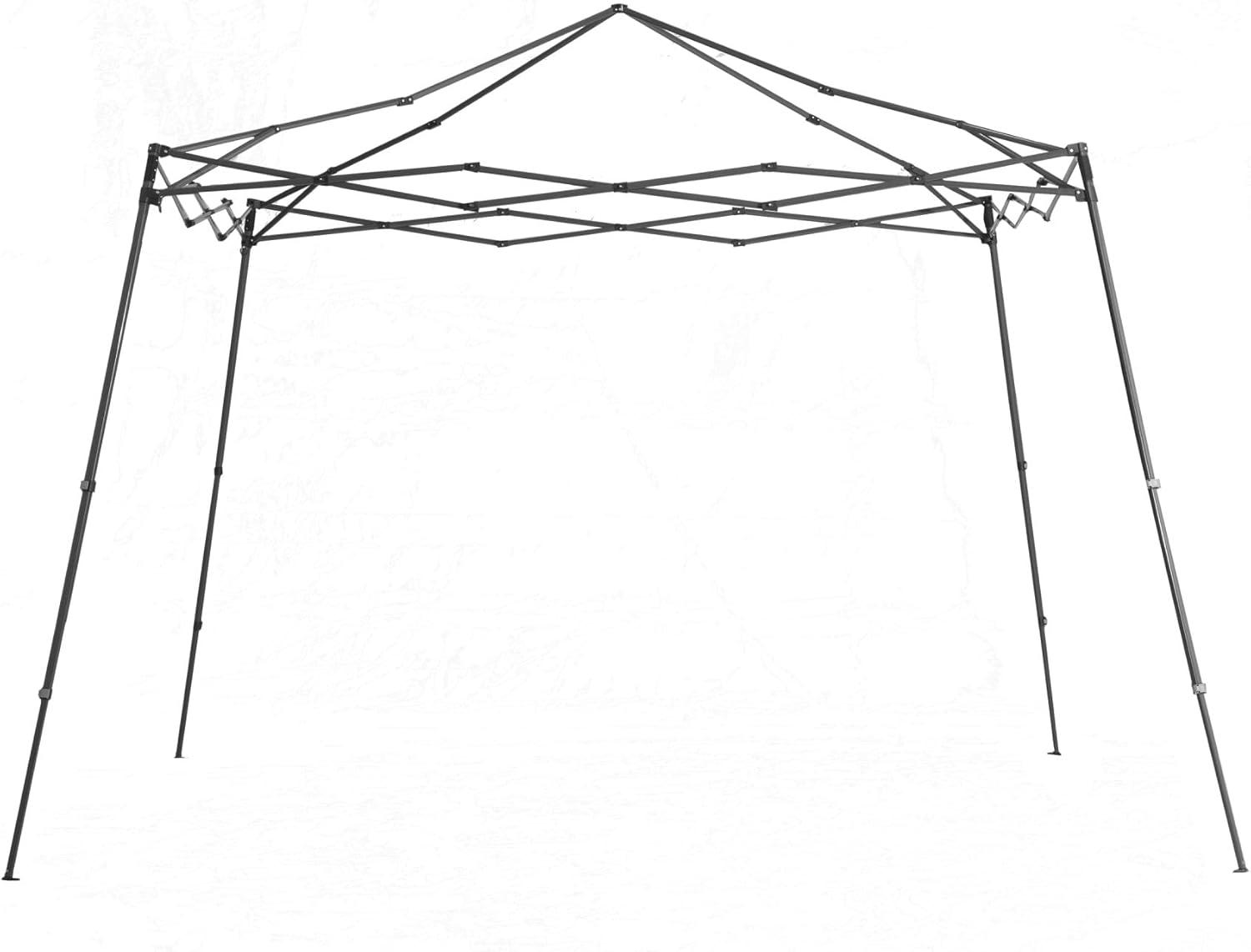 Quik Shade 167548DS SOLO90 11 x 11 ft. Slant Leg Canopy, Olive Cover - Gray Frame