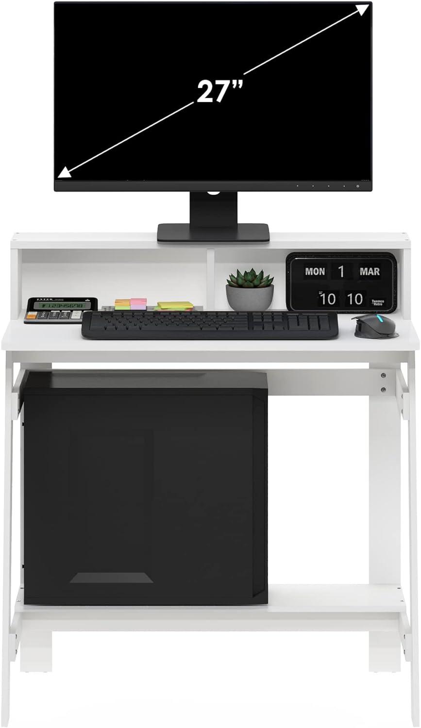 Furinno Simplistic A Frame Computer Desk, White