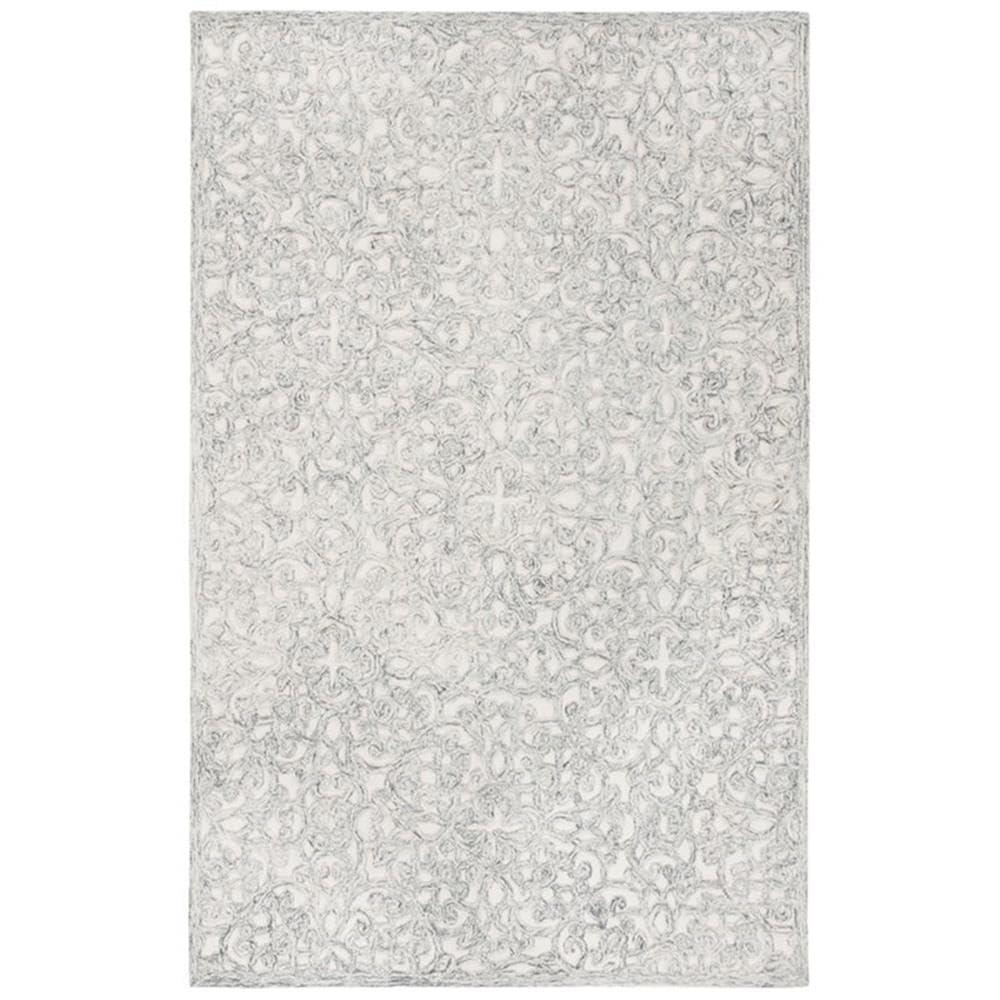 Trace TRC103 Hand Tufted Indoor Area Rug - Charcoal/Ivory - 8'x10' - Safavieh