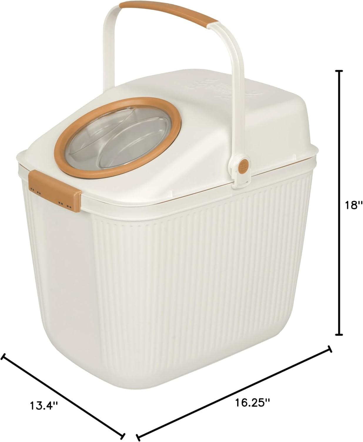 Eco-Friendly Airtight Plastic Pet Food Storage Container