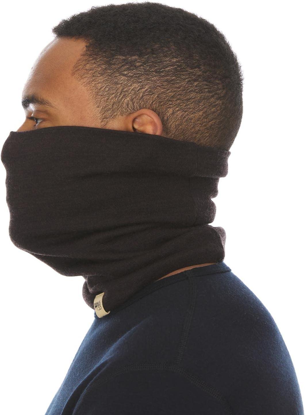 Minus33 Merino Wool Midweight - Neck Gaiter 100% Merino Wool Dark Brown