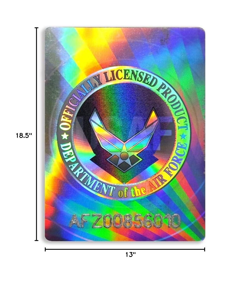 Americana Home & Garden G142620-BO 13 x 18.5 in. US Air National Guard Veteran Garden Flag with Armed Forces Double-Sided Decorative Vertical Flags House Decoration Banner Yard Gift