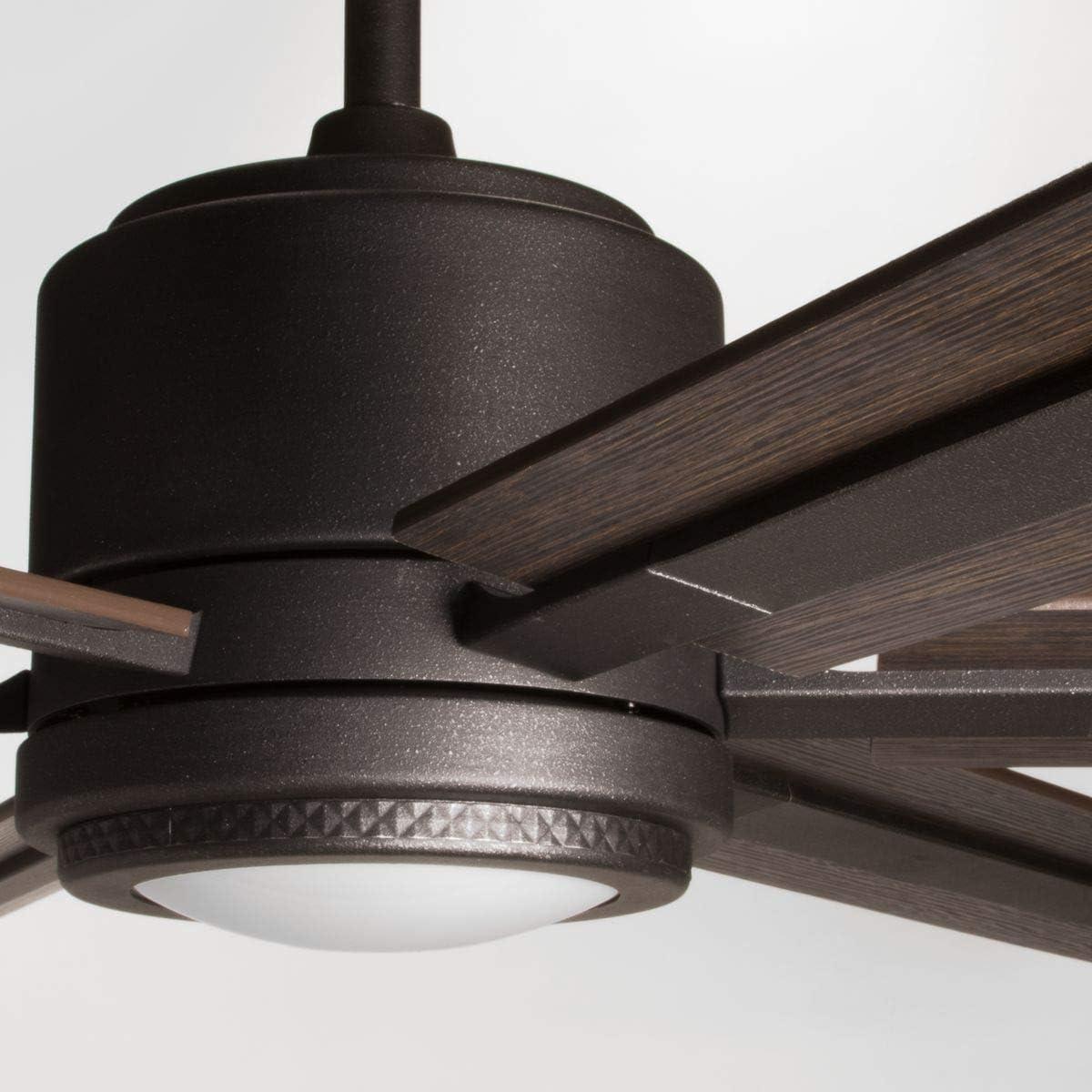 P2586-7130K-Progress Lighting-Glandon - Wide - Ceiling Fan - 1 Light - Handheld Remote in Transitional style - 60 Inches wide by 17.13 Inches