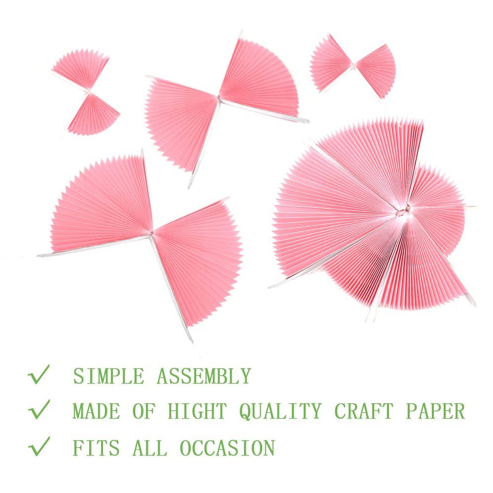 Wmenjiazihan 1 Clearance Hanging Paper Fans Party Set Silver Round Pattern Paper Garlands Decoration For Birthday Shower Graduation Retirement Set Of 6 Inverted Wobbler