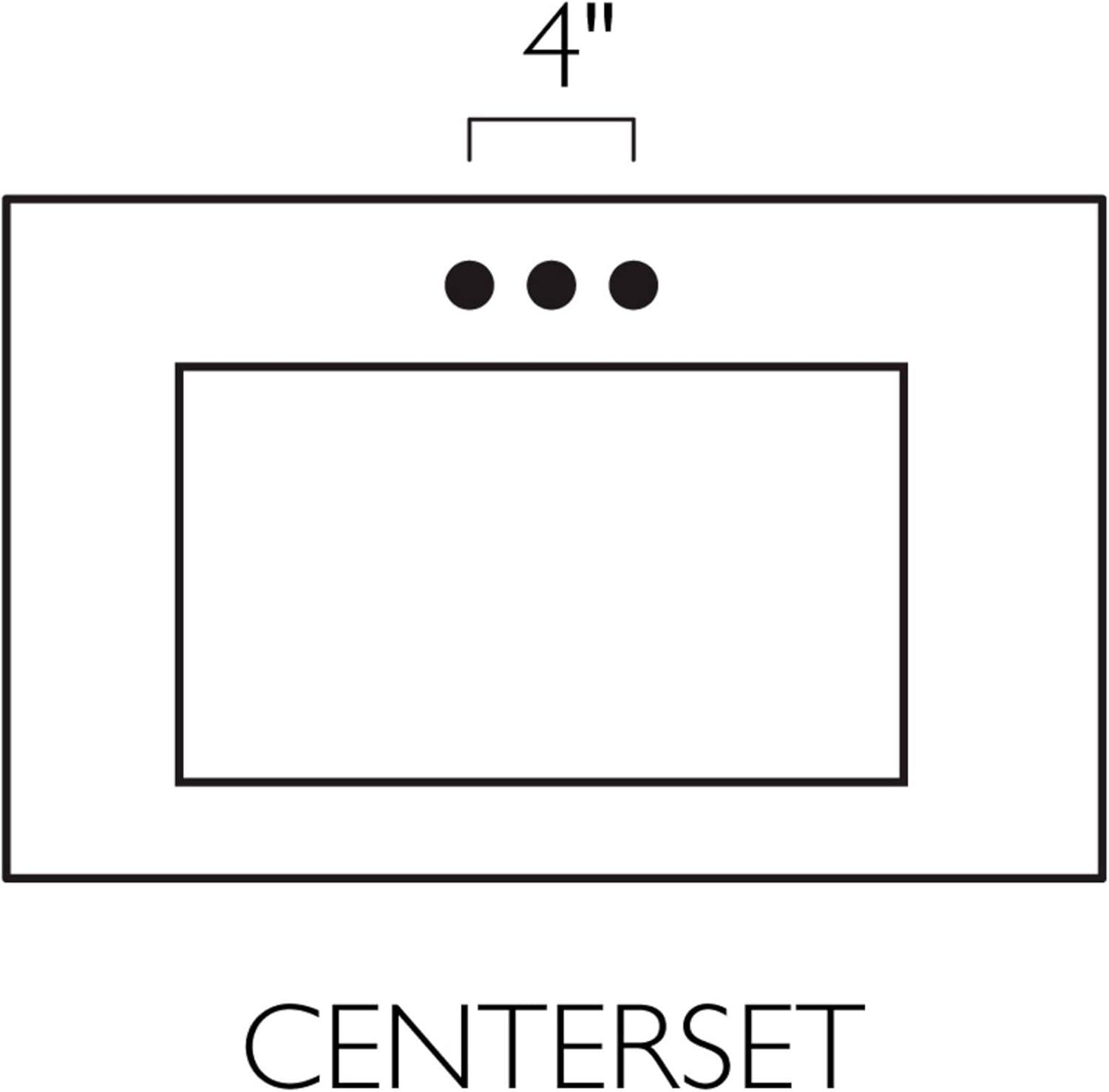 Design House 557678-WHT 61-inch Camilla Cultured Marble Centerset Mount Rectangle Double Bowl Vanity Top with Integrated Backsplash, Solid White