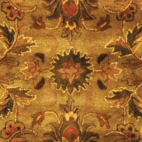 SAFAVIEH Antiquity Carmella Oriental Wool Area Rug, Olive/Gold, 6' x 6' Round
