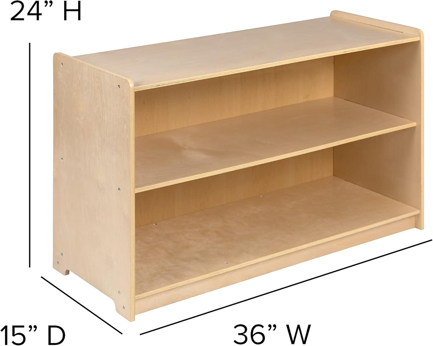 Flash Furniture Bexley Wooden School Classroom Storage Cabinet for Commercial or Home Use